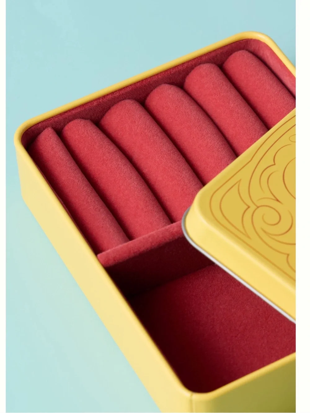 Anthropologie Jewelry Box Sweets Tin Sugar Candies Trinket Container New
